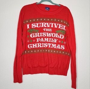 National Lampoons Christmas Vacation Griswold Ugly Holiday Sweater L